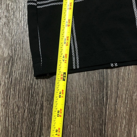 Tommy Hilfiger Plaid Jumpsuit with Red Belt, Wide Leg - Picture 4 of 8